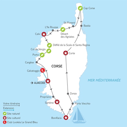 Itinéraire du circuit