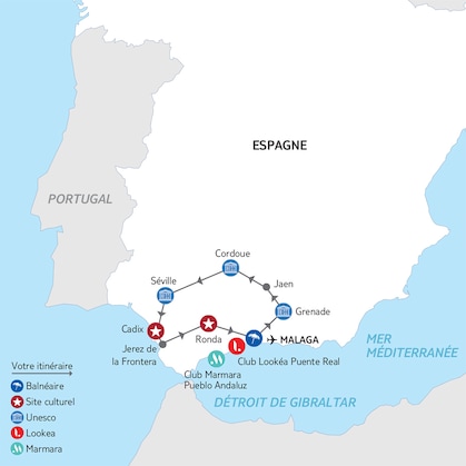 Itinéraire du circuit 