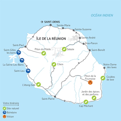 Itinéraire du circuit 