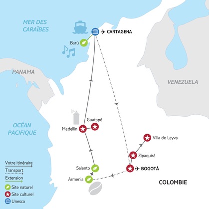 Itinéraire du circuit 