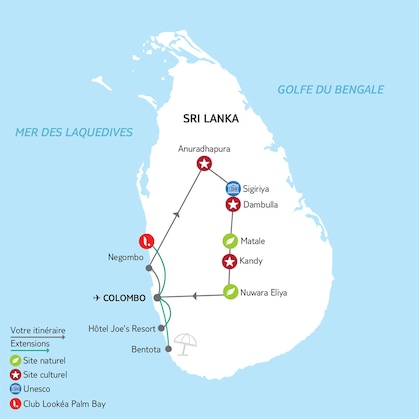 Itinéraire du circuit