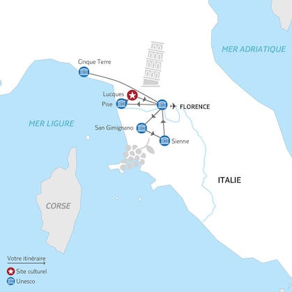 Itinéraire du circuit 