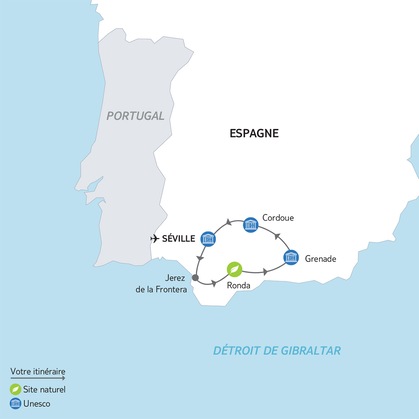 Itinéraire du Road Trip