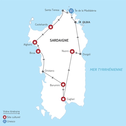 Itinéraire du circuit