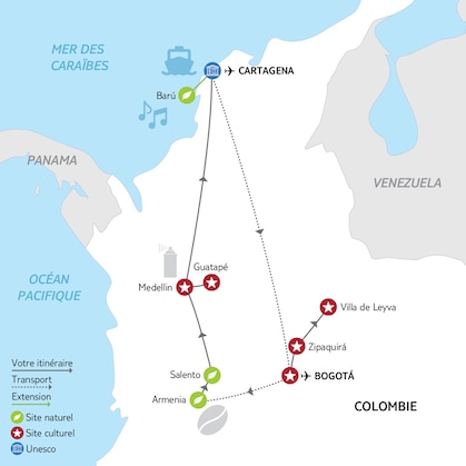 Itinéraire du circuit 
