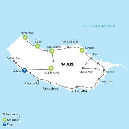 Itinéraire du Road Trip