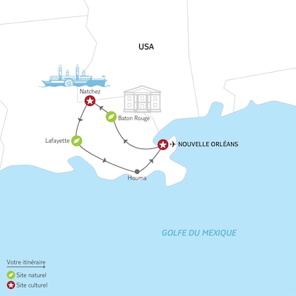 Itinéraire du circuit 