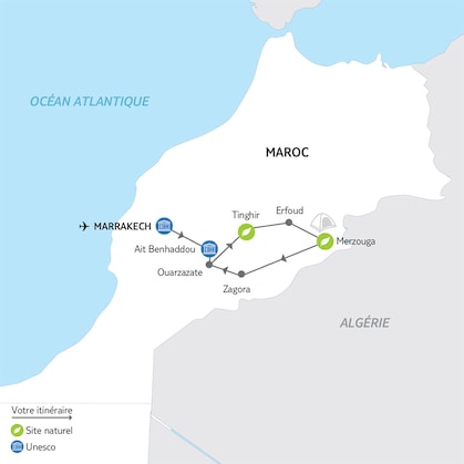 Itinéraire du circuit