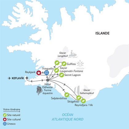 Itinéraire du Road Trip